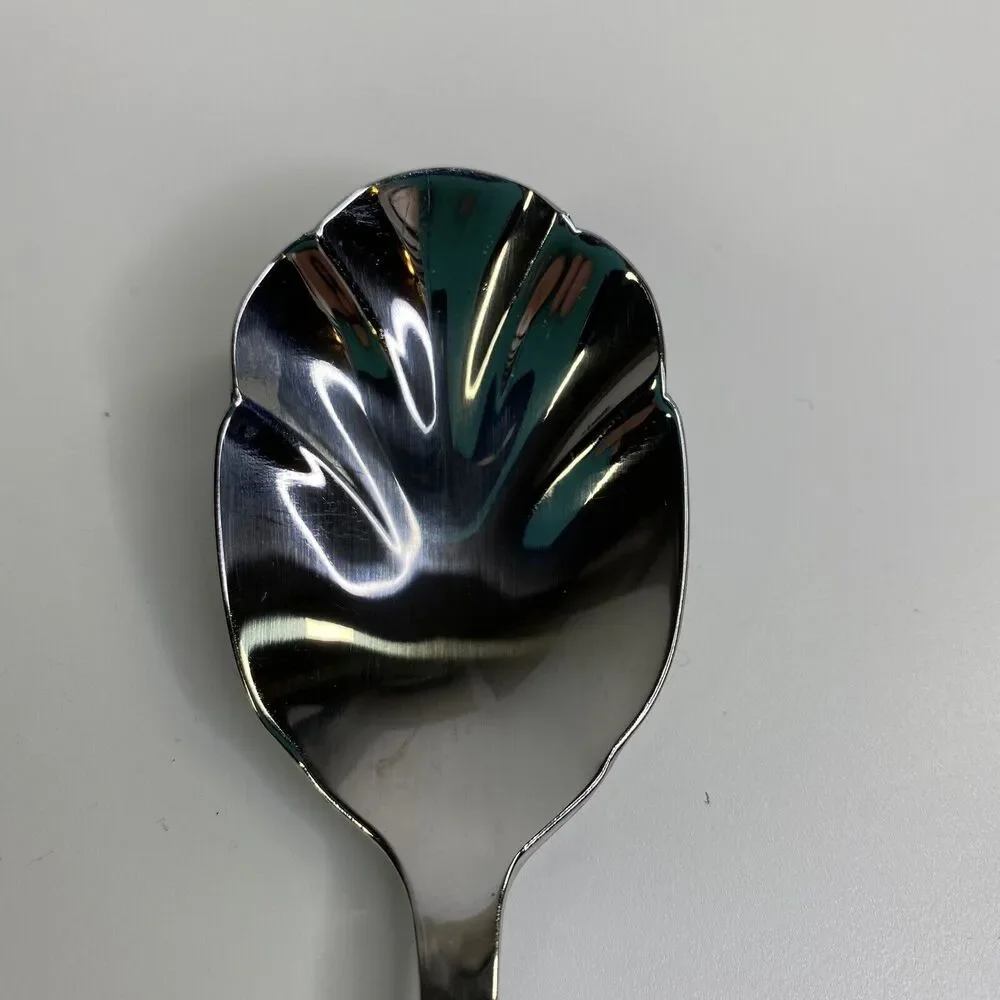 Wallace Continental Sugar Spoon Hammered Handle Stainless‎ 18/0